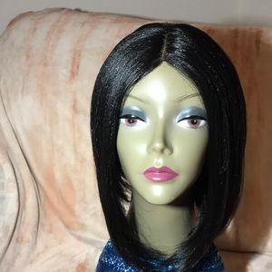 Synthetic, Lace Front Curling Iron safe wig